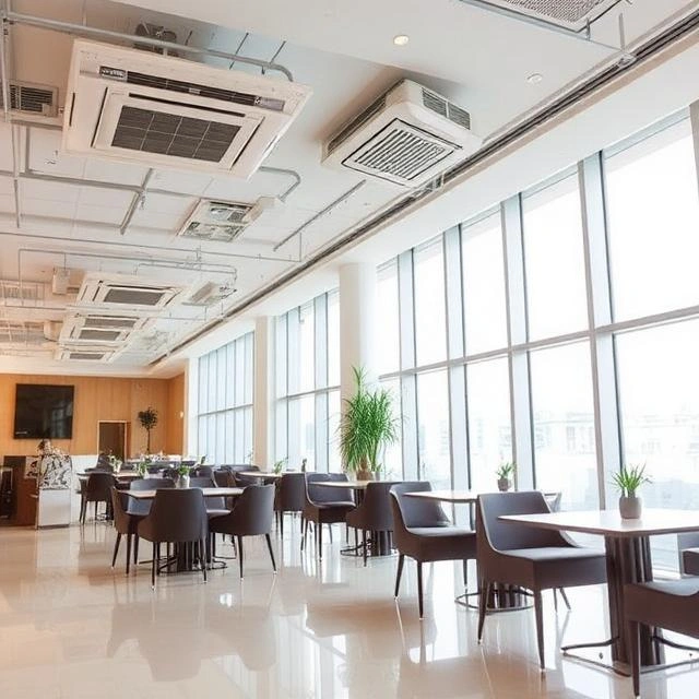Building Management System Monitoring HVAC Performance