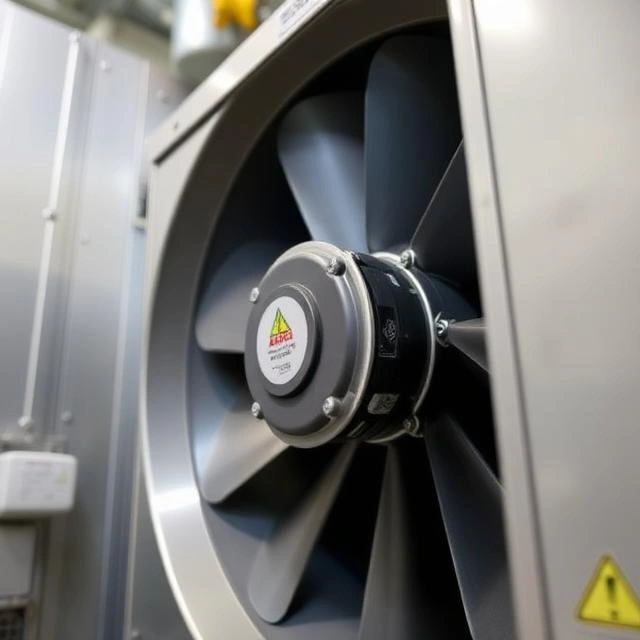 HVAC specialist diagnosing compressor performance and refrigerant pressure in a commercial cooling system for improved energy efficiency.