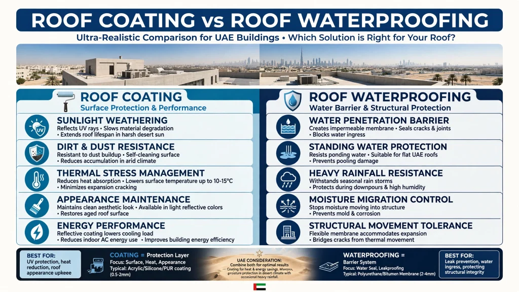 Waterproof membrane installation on a flat concrete roof