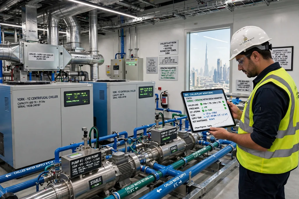 Commercial HVAC system improving indoor air quality