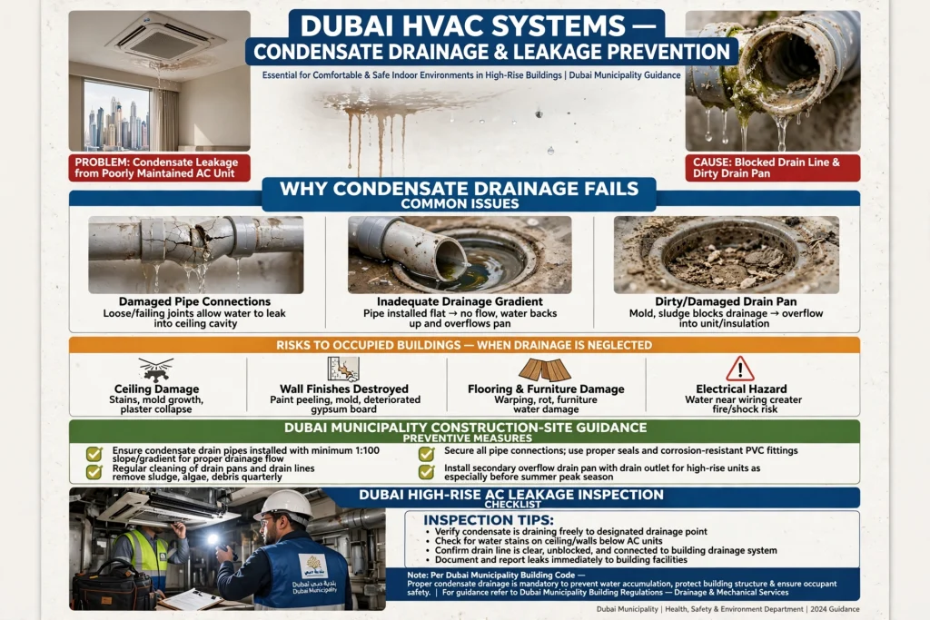 bathroom water leakage in high-rise apartment