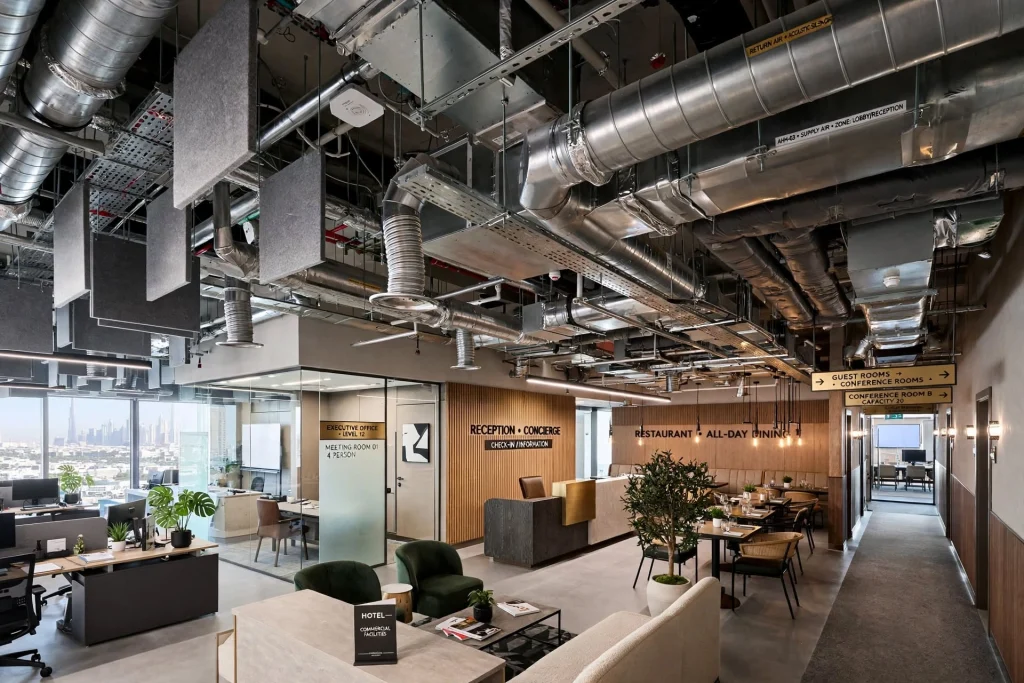 HVAC ductwork fabrication for office buildings in Dubai
