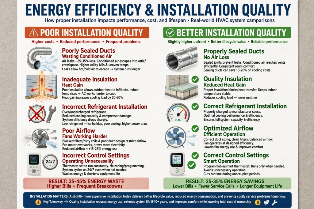 Indoor HVAC air handling unit installation