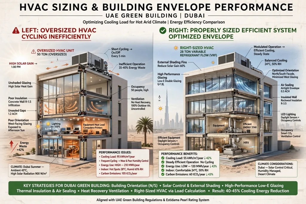 Energy-efficient HVAC system supporting Estidama Pearl Rating requirements in Abu Dhabi