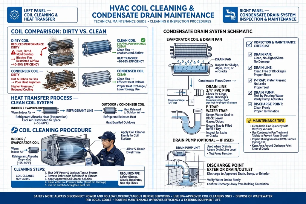 commercial chiller plant being inspected during routine HVAC maintenance