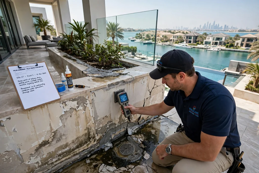 waterproofing protection for luxury villa in Palm Jumeirah