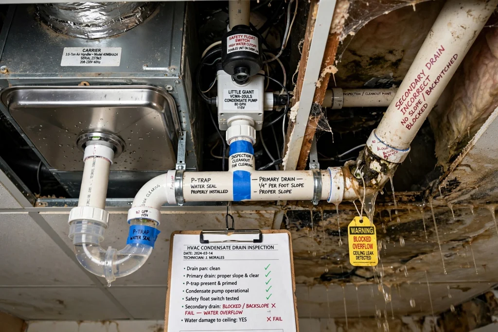 Air conditioning duct installation and insulation