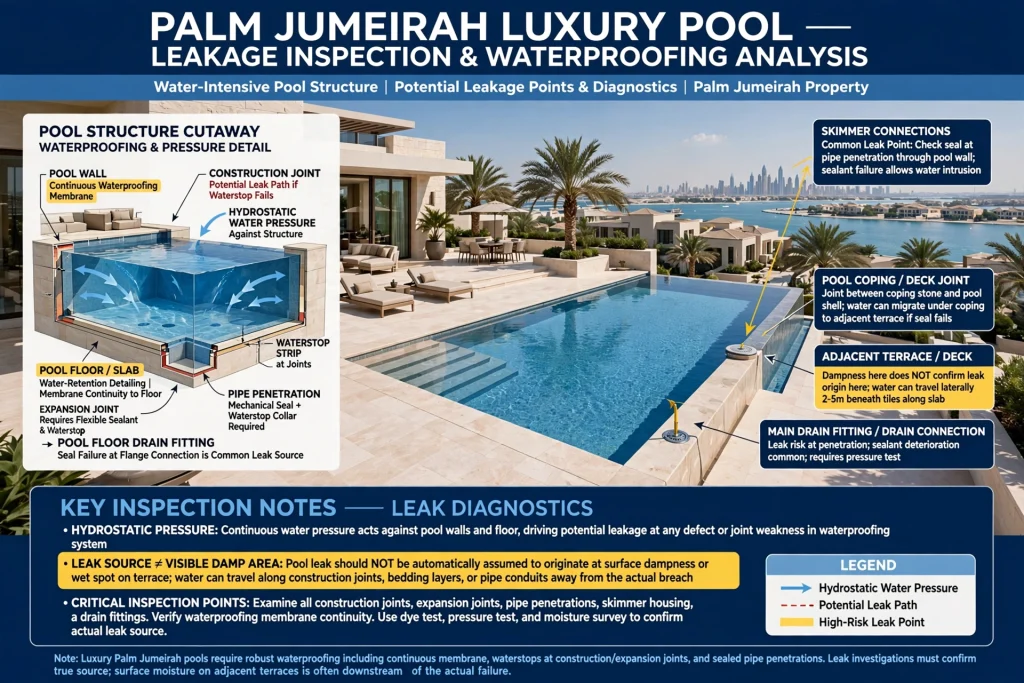 waterproofing system protecting Dubai luxury villa