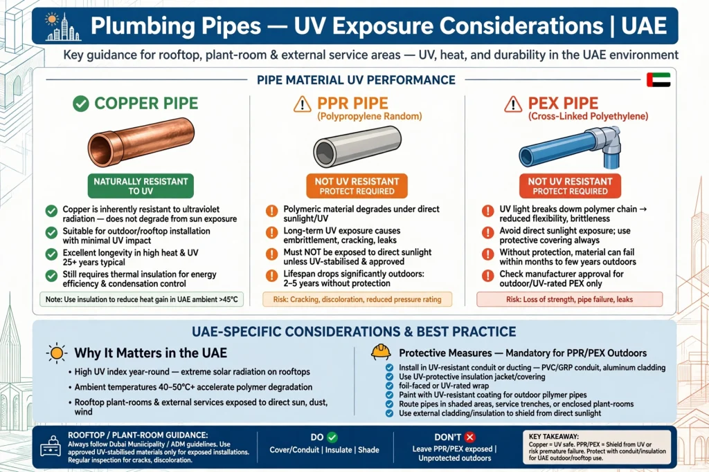 PEX tubing routed through building walls for plumbing