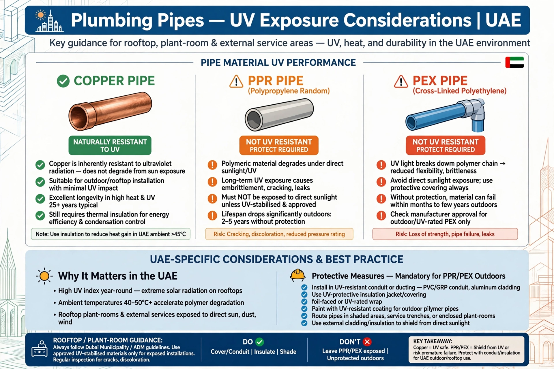 PEX tubing routed through building walls for plumbing