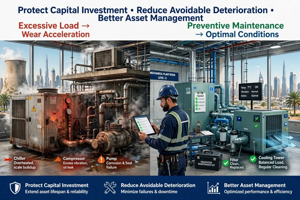 Preventive maintenance of commercial HVAC systems in UAE
