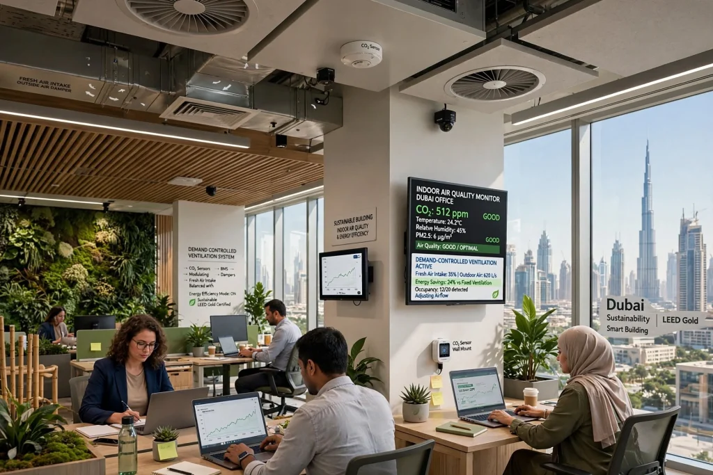 Modern HVAC equipment designed to reduce building energy consumption