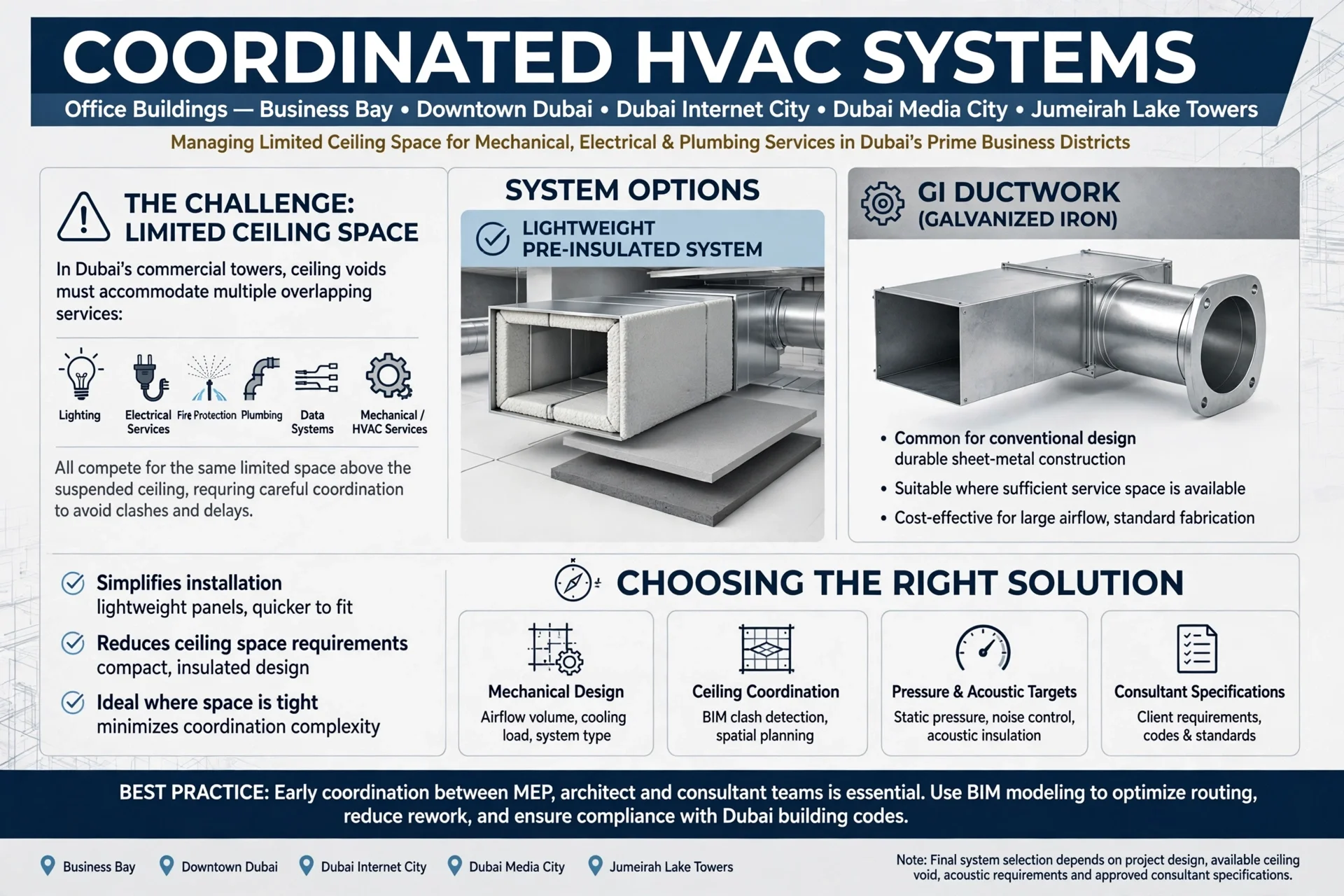 GI Duct vs Pre-Insulated Duct: Which HVAC Duct System Is Better?