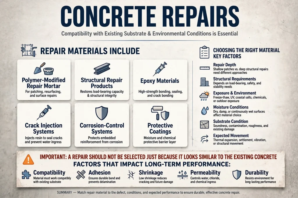 Rusted reinforcement inside damaged concrete