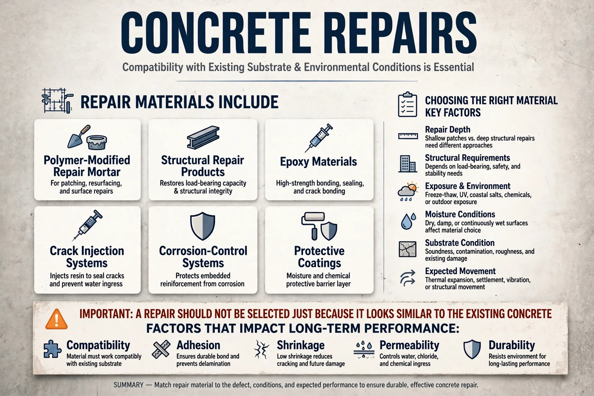 Rusted reinforcement inside damaged concrete