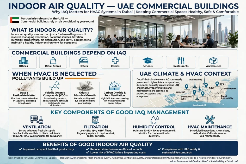 Indoor air quality in commercial buildings