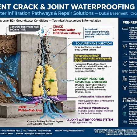 Waterproofing foundation walls against groundwater infiltration