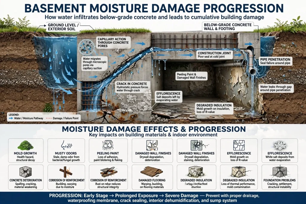 Professional basement waterproofing services in Dubai