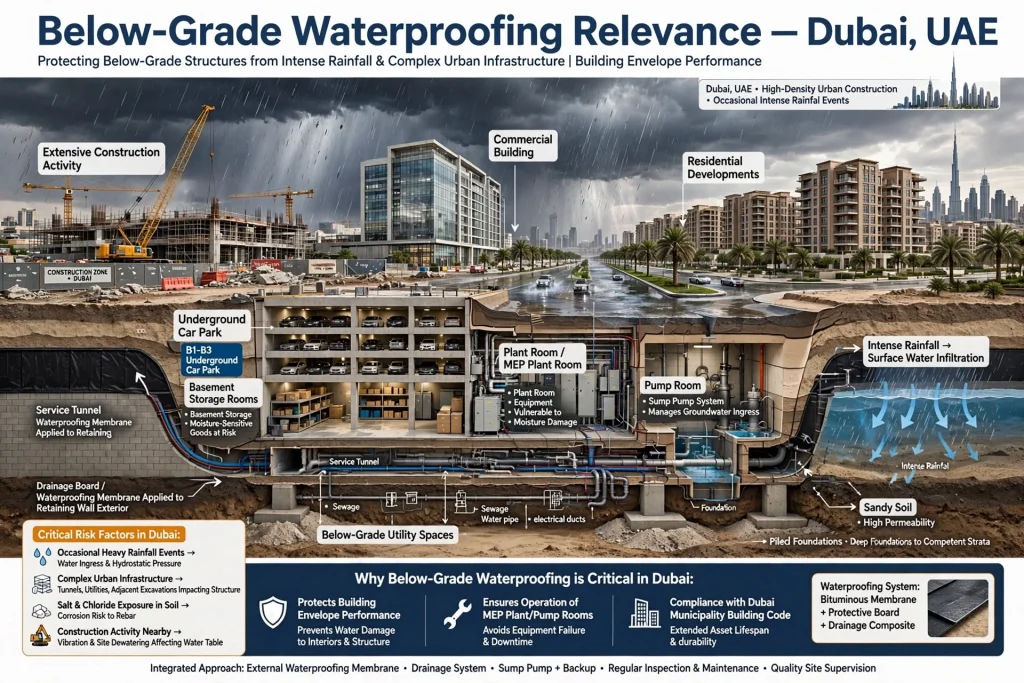 Basement wall moisture protection and waterproofing system