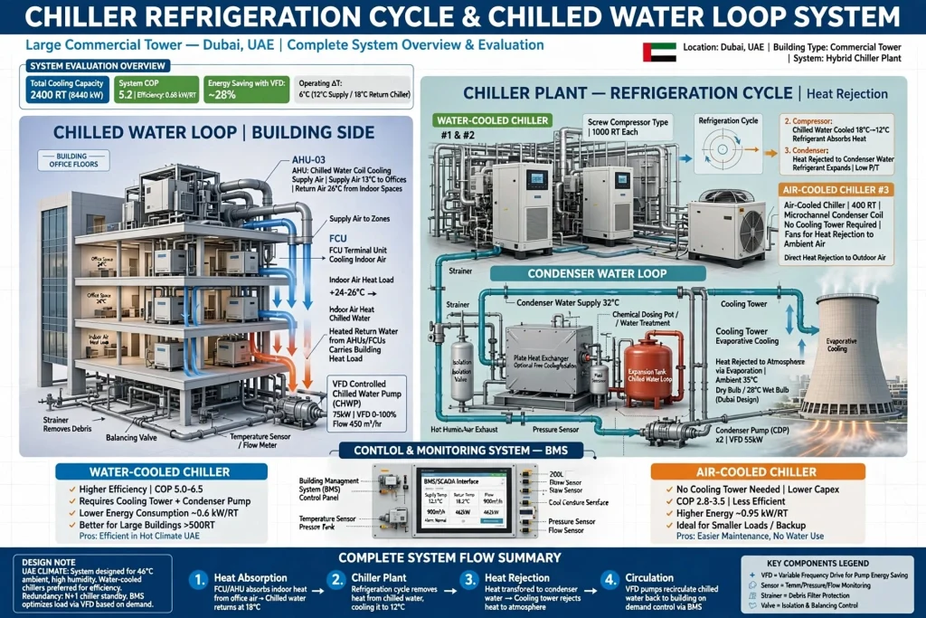 Commercial chiller maintenance in Dubai