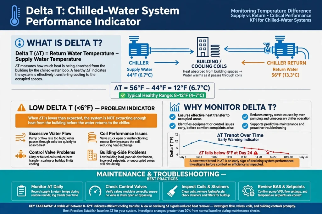 Water cooled chiller undergoing preventive maintenance