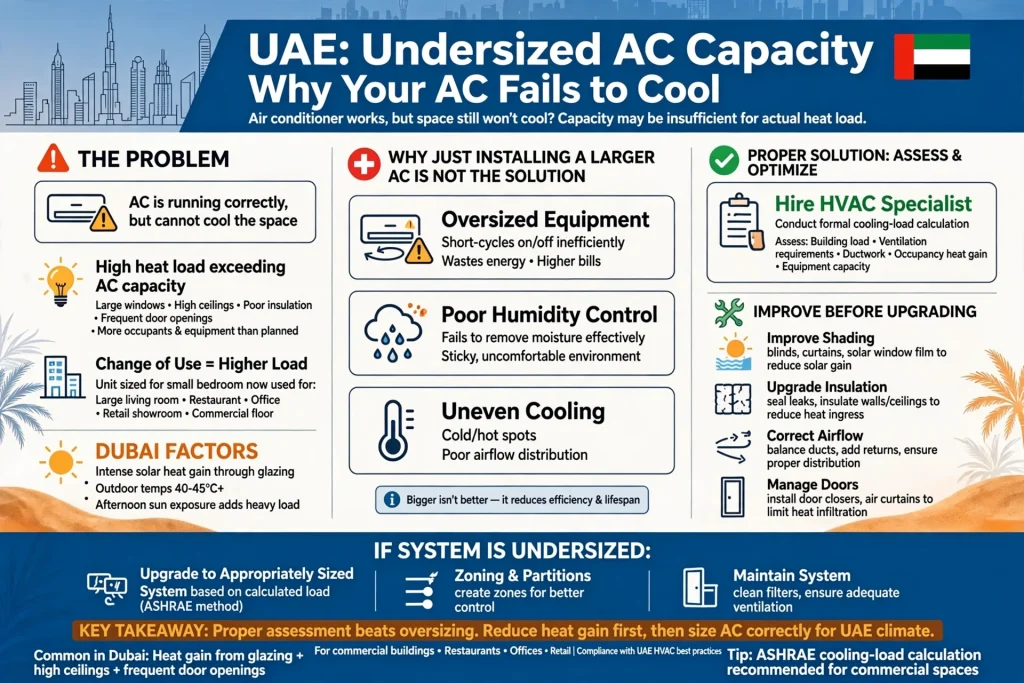 HVAC technician inspecting a faulty air conditioning temperature sensor